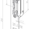 Effeff 11805 Ouvre-porte électrique encastrable type 118 | verrouillé sans tension | avec diode | fafix | 22-42v=~ | (22-26v 100% éd.) | vacarme à gauche et vacarme à droite. - 10024986