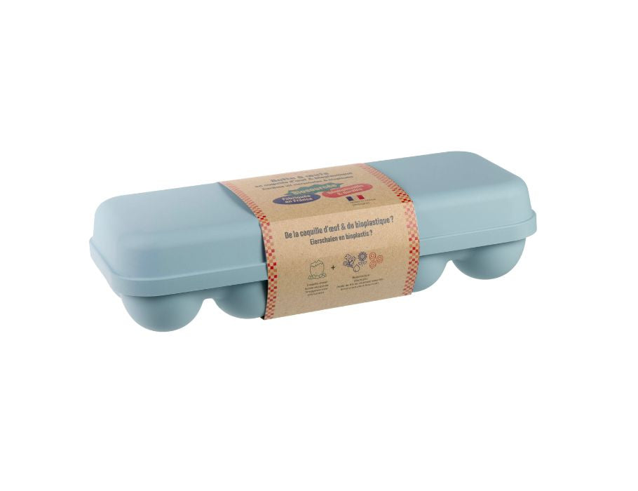 Ah! Tableau! Boîte à œufs pour 10 œufs bleu
