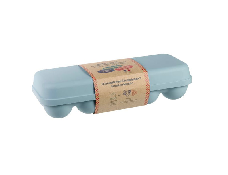 Ah! Tableau! Boîte à œufs pour 10 œufs bleu