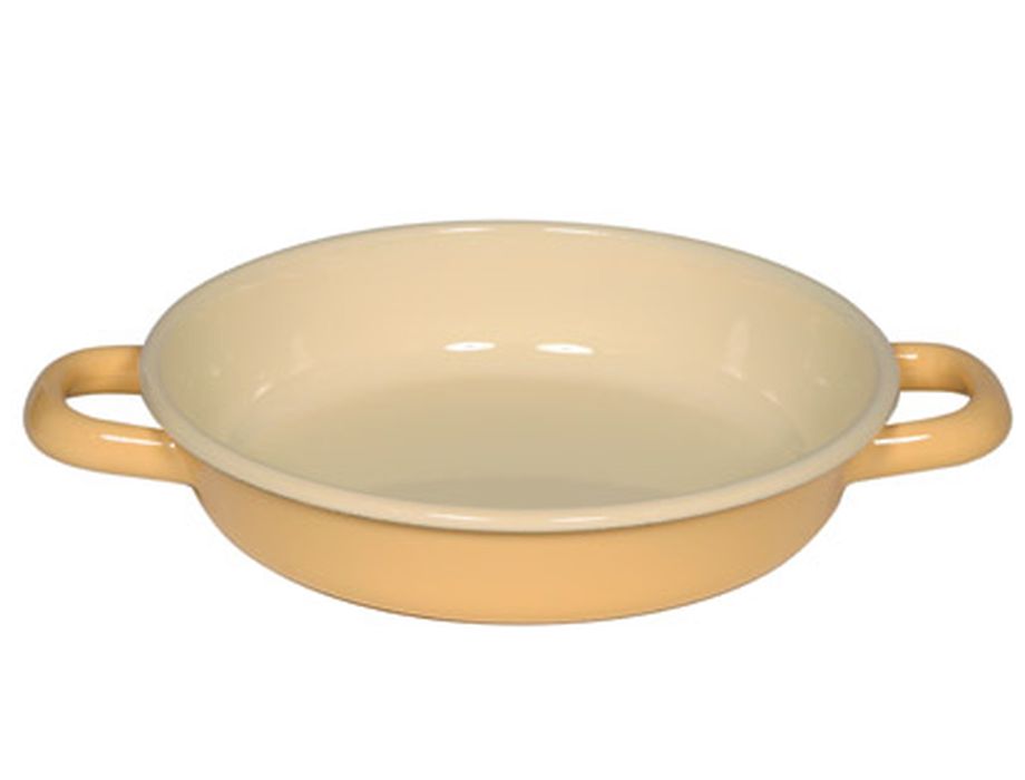 Riess Egg Pan et émail à l'échelle de service