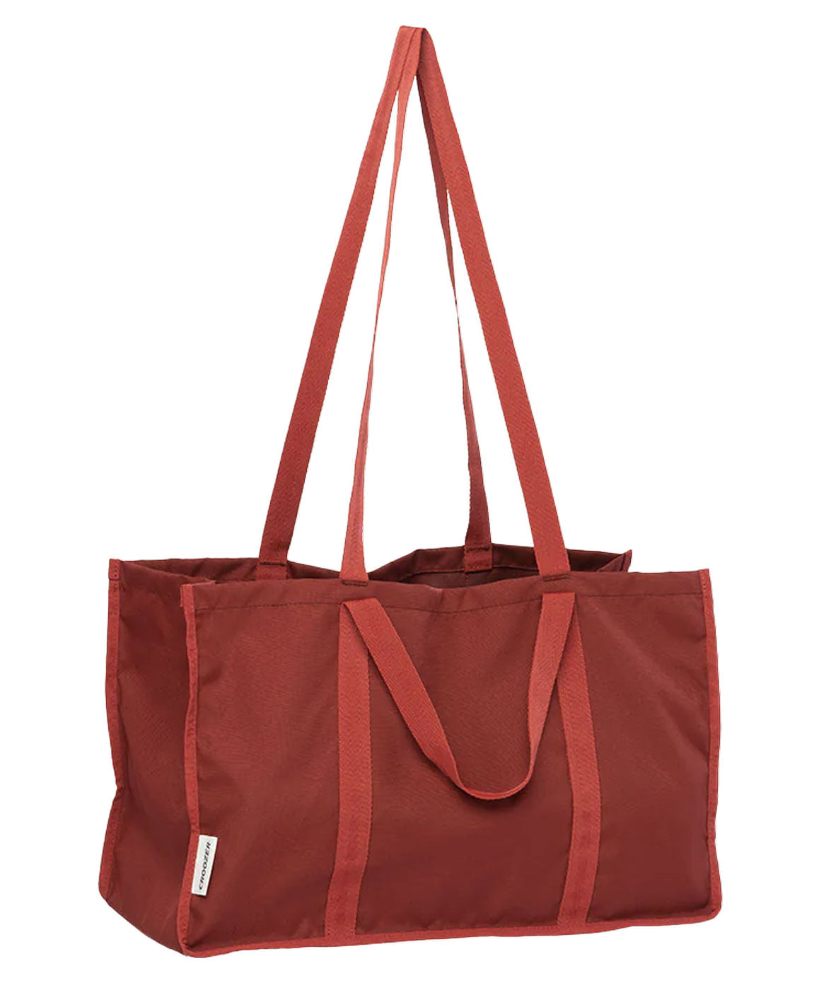 Sac shopping Croozer pour remorque cargo rouge lave