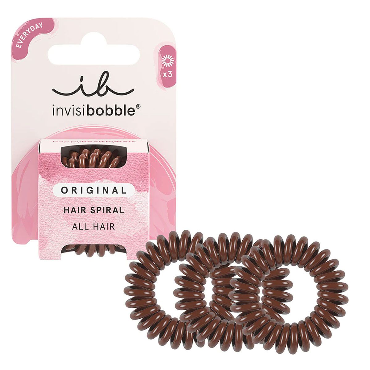 Invisibobble invisibobble original bretzel brun 3 pièces