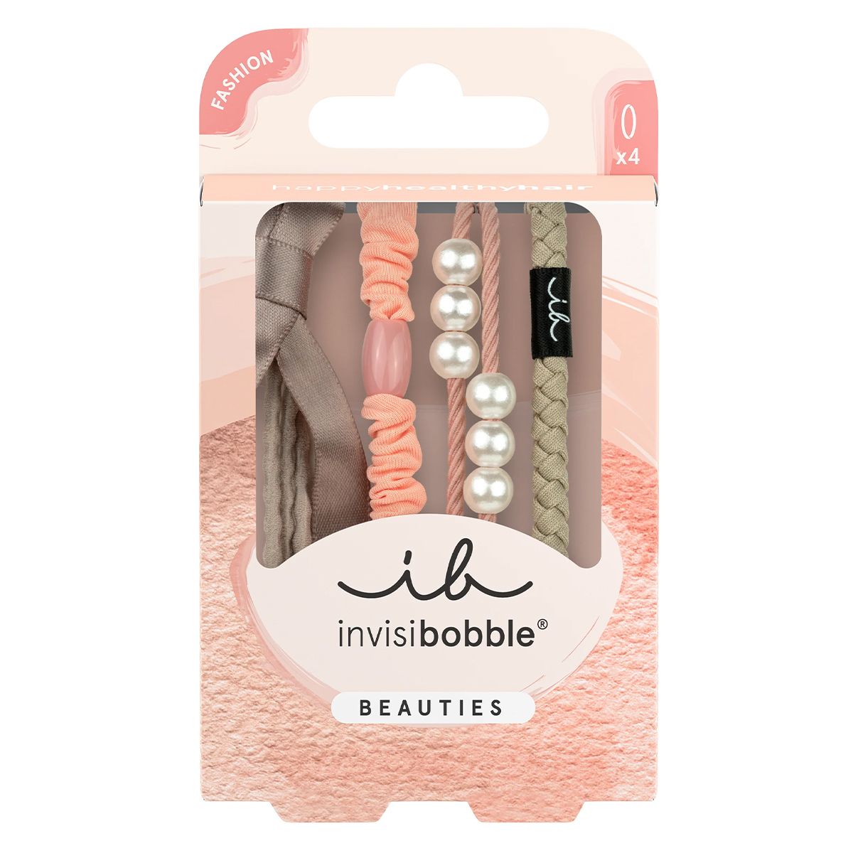 Invisibobble beautés perle poudrée 4pcs.
