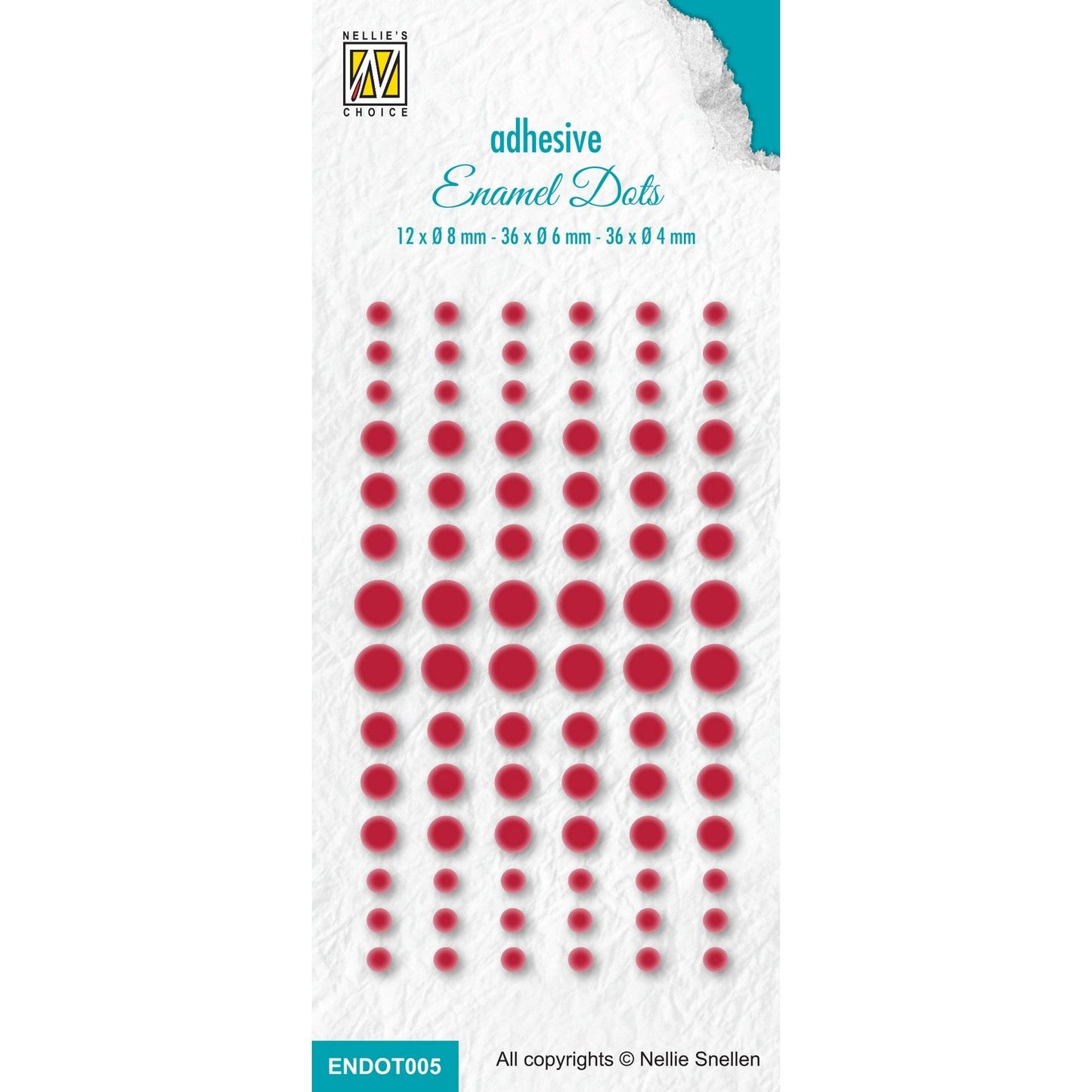 Le choix de Nellie • points d'émail 206c rouge