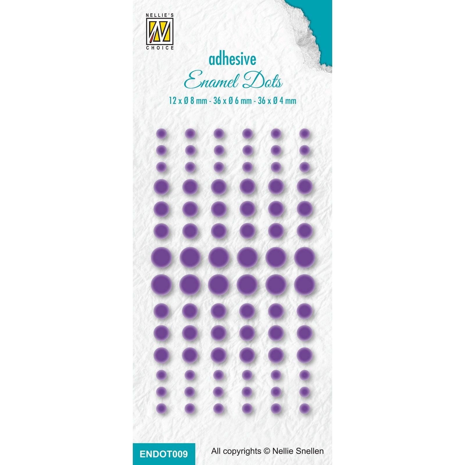 Le choix de Nellie • points d'émail 2587c violet