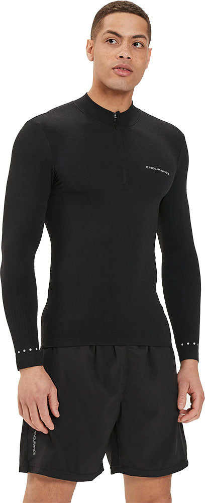Couche intermédiaire sans couture Endurance jaro - chemise fonctionnelle à manches longues | XXL