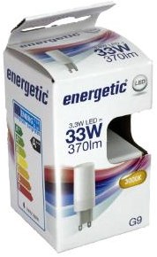 Led énergétique g9 3-33w 3000k mat - 2710060
