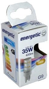 Energetic LED G9 3-35W 3000K clair - 2710070