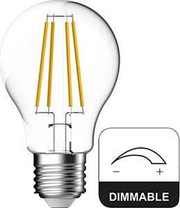 Energetic LED GLS E27 7,2-60W 2700K filament clair dimmable - 2720331