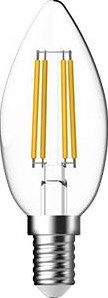 Bougie LED Énergétique E14 2,1-25W 2700K filament clair - 2720110