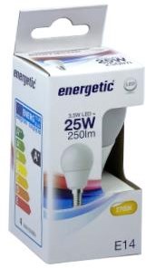 Balle LED énergétique E14 2,9-25W 2700K mate - 2710212