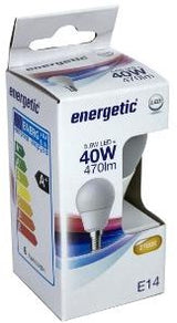 Balle LED énergétique E14 4,9-40W 2700K mate - 2710222 - afbeelding 2