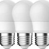 Energetic Energitc Bullet E27 5,6 W Mat Lot de 3