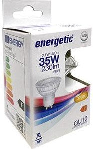 Papin LED énergique énergique GU10 3.1W 2700K 230V blanc chaud