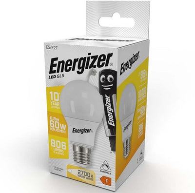 Energizer LED verre e27 8,8-60w 2700k mat dimmable - 2603210