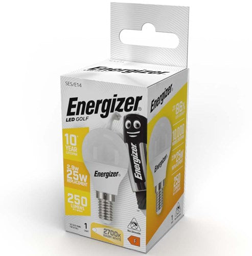 Energizer LED balle E14 2,9-25W 2700K mat - 2602000