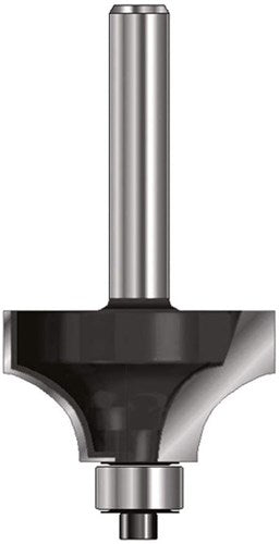 Fraise quart de rond Ent hm r2 avec roulement, queue 8mm - 7909800