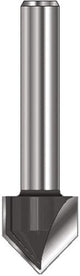 Fraise à rainure en V Ent hm 90 degrés à 12,7 mm, tige 8 mm - 7912048