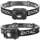 Entac lampe frontale LED zoom 5w aluminium noir rechargeable - 5700315