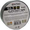 Entac ruban de réparation 50mm rouleau 50m noir - 4139544