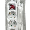 Cordon Entac tcd ra 3v 1,5m avec 2xusb + interrupteur blanc - 6872632