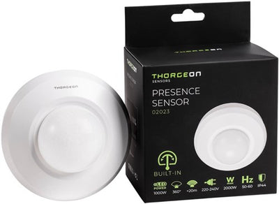Détecteur de présence Enzo IR plafonnier | 360 degrés ip44 blanc - 3900552