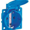 Enzo ABL prise encastrable IP54 bleue avec couvercle 4681098