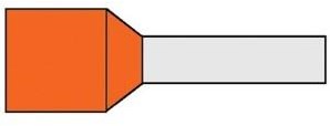 Virole Enzo isolée 0,5x8 orange 4421010