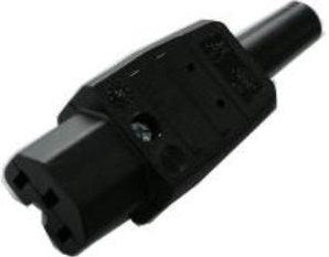 Prise pour appareil Enzo noir 120 degrés 10a mk - 6173500