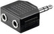 Enzo audio adapt 3.5 jack st -> 2 cont 3.5 7507900