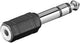 Jack de 3,5 mm d'adaptateur de Goobay> 6,35 mm