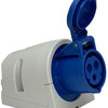 WC en saillie Enzo cee 3p 16a 230v bleu - 6315130