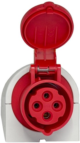WC en saillie Enzo cee 4p 32a 400v rouge - 6315166