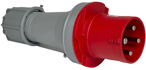 Prise Enzo cee 4p 63a 400v rouge - 6315167