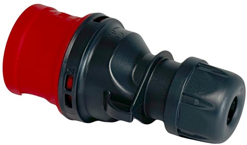 Prise Enzo cee 5p 16a 400v rouge 6315156