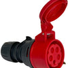 Enzo cee 5p 16a 400vcontra rouge - 6315158