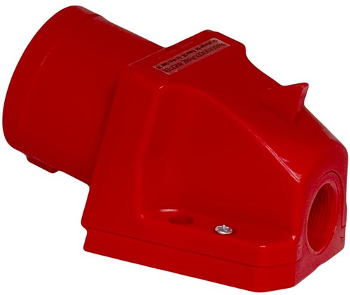 Enzo cee 5p 32a 400v opb wcd rouge avec broches - 6315178