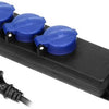Enzo Chacon boîte de table SWD IP44 4V noir avec valve 3x1,5qmm 3m 6871970