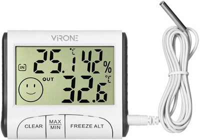 Station météo Enzo Chacon avec capteur extérieur sans fil + baromètre couleur 8150190