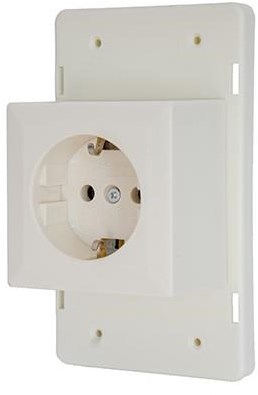 Couvercle Enzo avec prise ra | pour boite de jonction creme power - 4047809