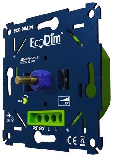 Variateur led Enzo ecodim 0-150w coupure phase - encastrable - eco-dim.04 - 4355410