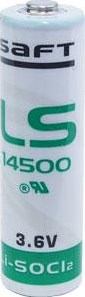 SAFT LI-SOCL2 LS14500 CFG 3.6V AA Batterie 2,6AH