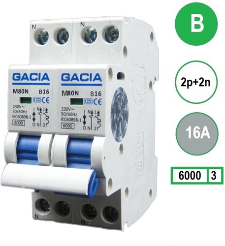 Poêle Enzo Gacia automatique 2 x 16a. b chariot 2p gacia - 4517795