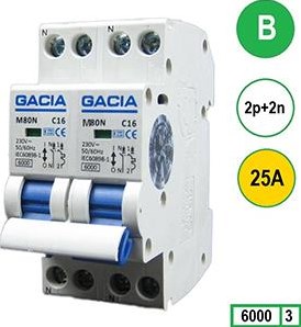 Enzo gacia poêle automatique 2 x 25a b chariot 2p gacia - 4517799