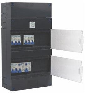 Boîte de distribution Enzo Gacia 1 phase avec 6 groupes d'extrémité - 4517710