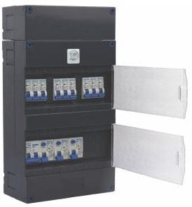 Boîte de distribution Enzo Gacia 1 phase avec 9 groupes d'extrémité - 4517720