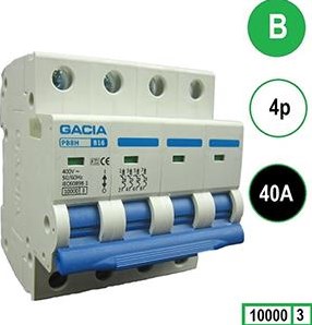 Disjoncteur d'installation Enzo Gacia 40a. b chariot 4p gacia - 4517828