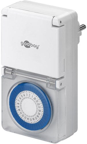 Enzo goobay minuterie horloge programme quotidien boîtier IP44 résistant aux éclaboussures - 8364210