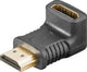 Enzo Adaptateur HDMI angle droit 270 degrés or 7580696