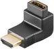 Enzo Adaptateur HDMI angle droit 90 degrés or 7580695